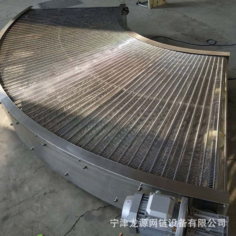 可加工定制耐磨损不锈钢链板转弯机90度304转弯机皮带输送机图2