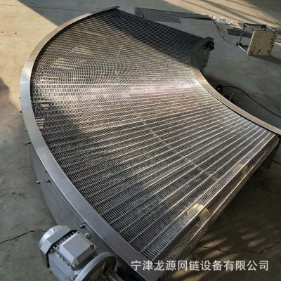 可加工定制耐磨损不锈钢链板转弯机90度304转弯机皮带输送机