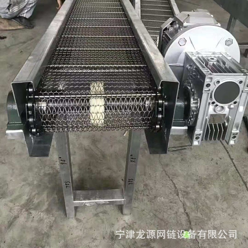 厂家直销不锈钢网带输送机食品用不锈钢输送机金属网带输送设备图3