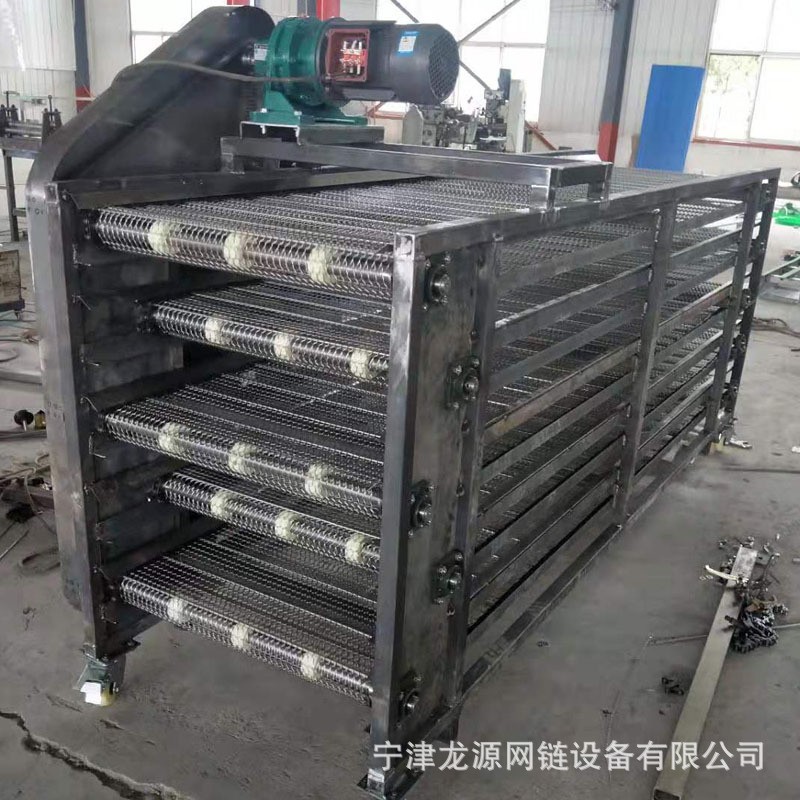 厂家直销不锈钢多层网带输送机大型食品级多层网带烘干输送机图3