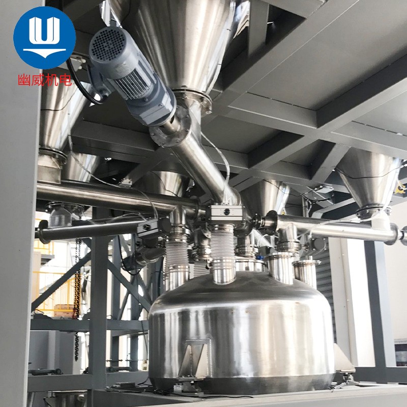 厂家直供计量配重配料系统全自动控制粉料计量称重配料输送系统