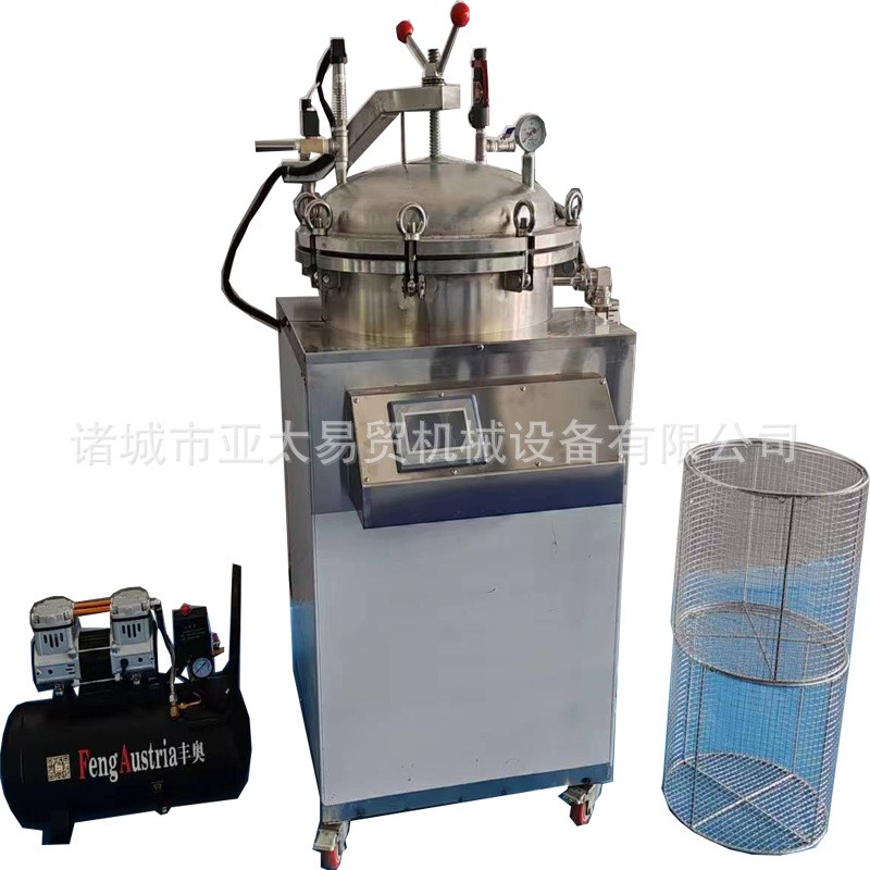 全自动小型水浴蒸汽杀菌锅熟食卤肉高温灭菌锅烧鸡杀菌设备图5