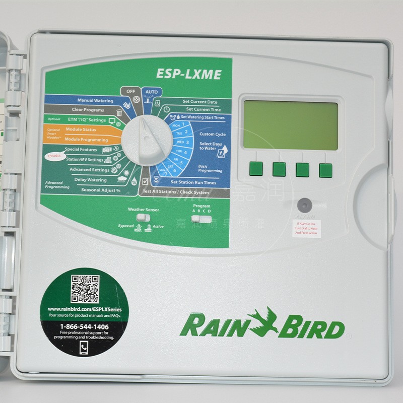 美国雨鸟ESP LXME控制器自动浇水器园林智能灌溉定时器公园草坪图2