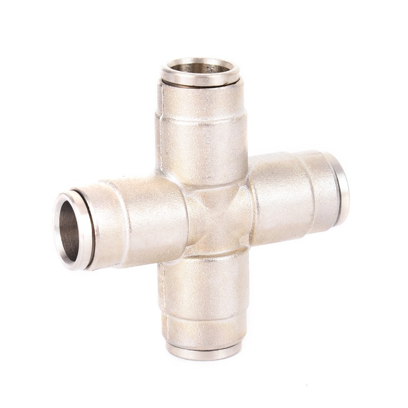 12mm高压喷雾配件快插弯头三通直接四通16mm大棚主管打药雾化接头图5