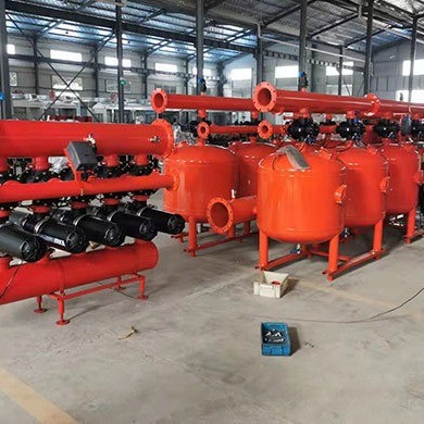 全自动反冲洗砂石过滤器农业园林节水灌溉泥沙河水离心叠片过滤器图2