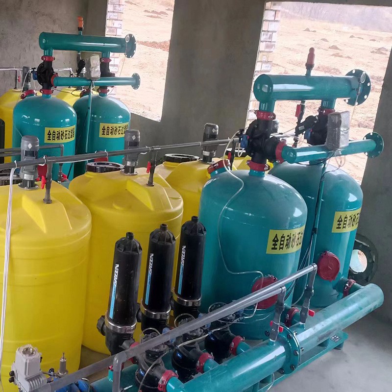 全自动反冲洗砂石过滤器农业园林节水灌溉泥沙河水离心叠片过滤器图3