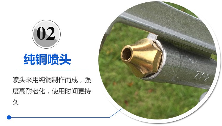 1寸合金可调喷灌喷头园林大喷枪洒水器农业节水灌溉工具浇灌配件图3