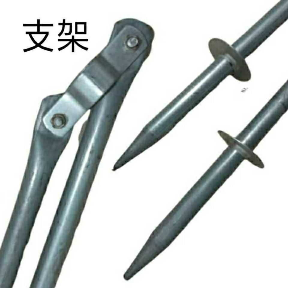 厂家批发浇地用金属立杆支架园林喷头农业喷灌架子绿化地插三脚架图4