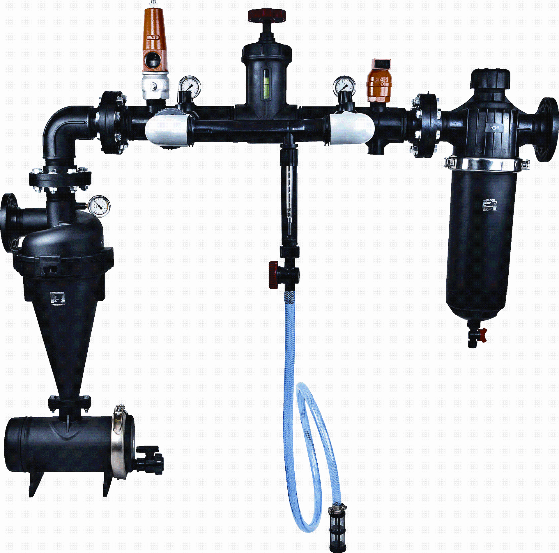 供应喷滴灌枢纽设备沙石过滤专用的DN50-DN100钢制离心过滤器图4