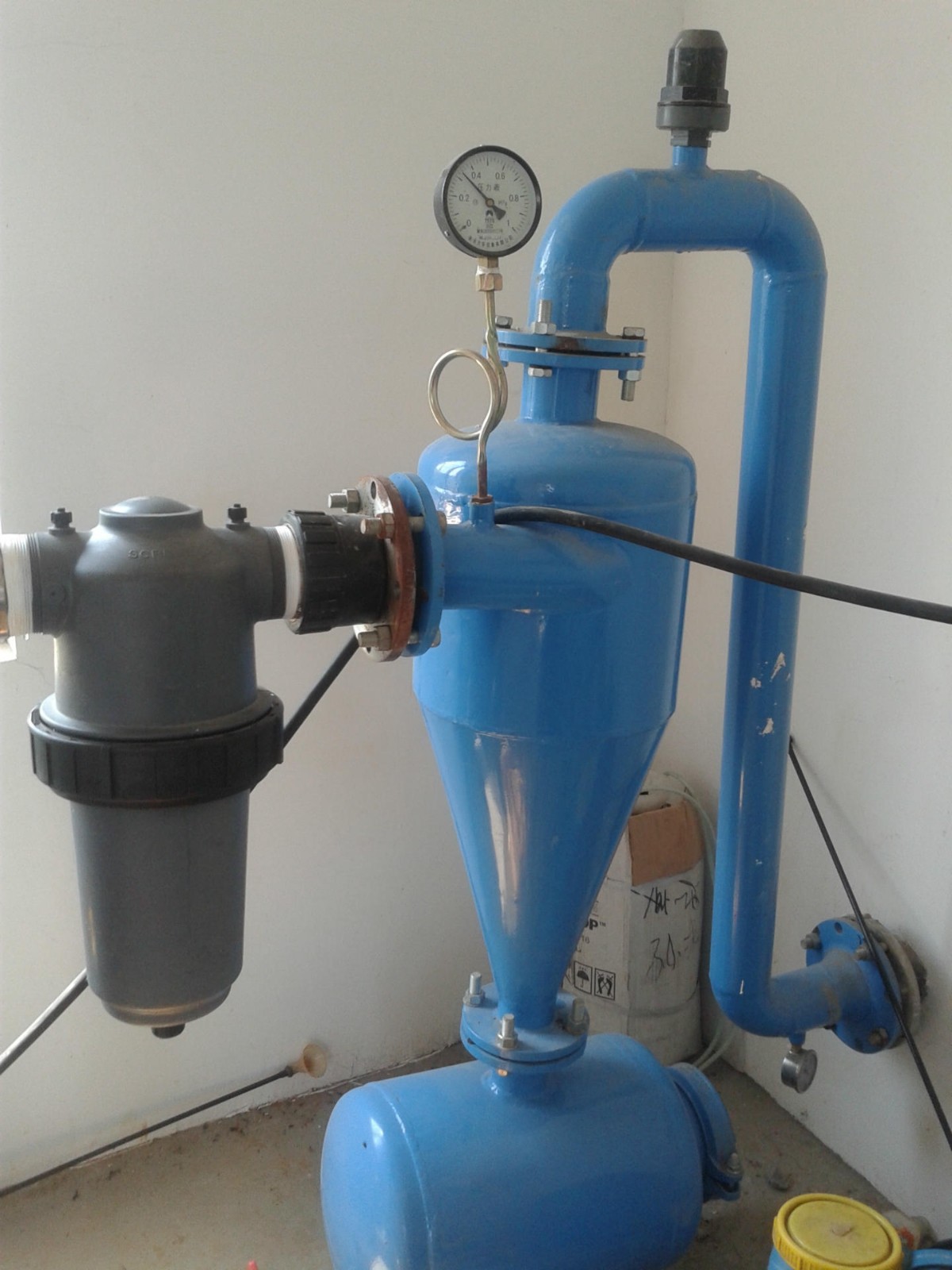 滴灌工程专用组合过滤器 离心过滤器+叠片过滤器图2