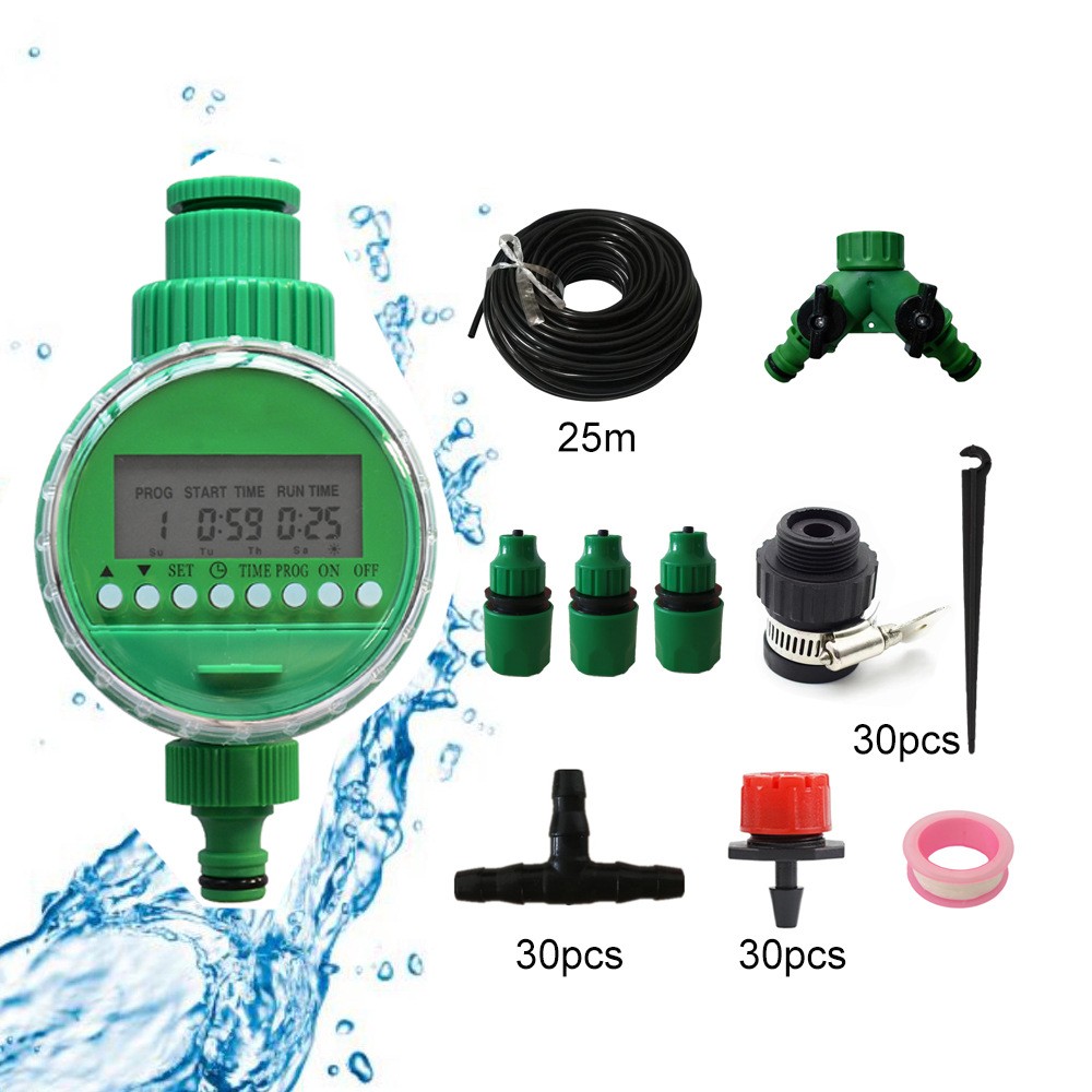 园艺懒人自动灌溉滴水滴灌浇花套装定时器浇花器