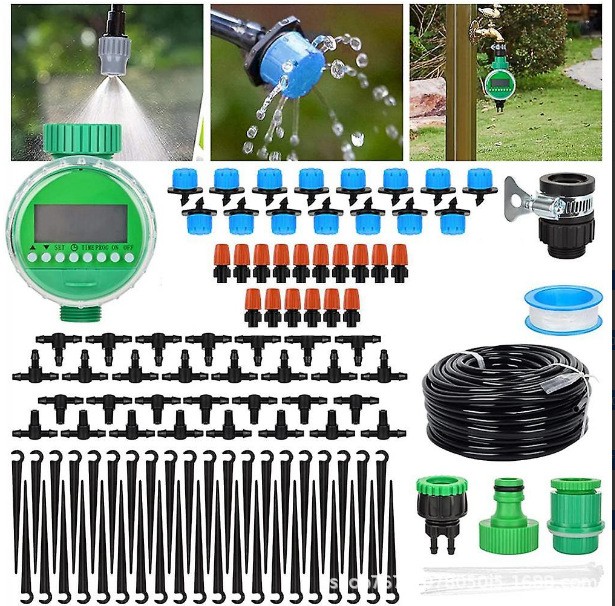 25米定时懒人浇花器灌溉套装滴灌微喷设备降温除尘图5