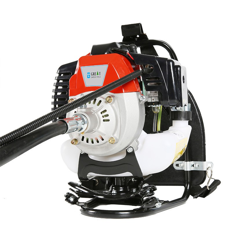 二冲程背负式除草机割稻机小型多功能割灌机汽油割草机图2