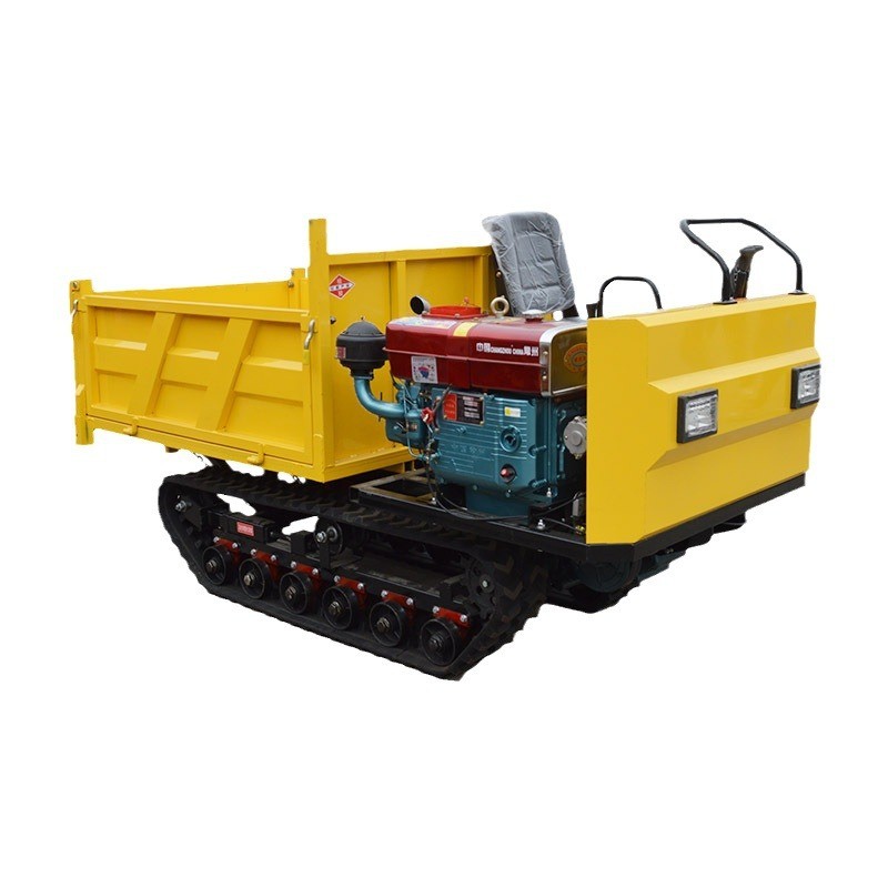 瀚山现货 全地形履带车农用爬山虎山地果园运输自卸翻斗 车 履带车图5