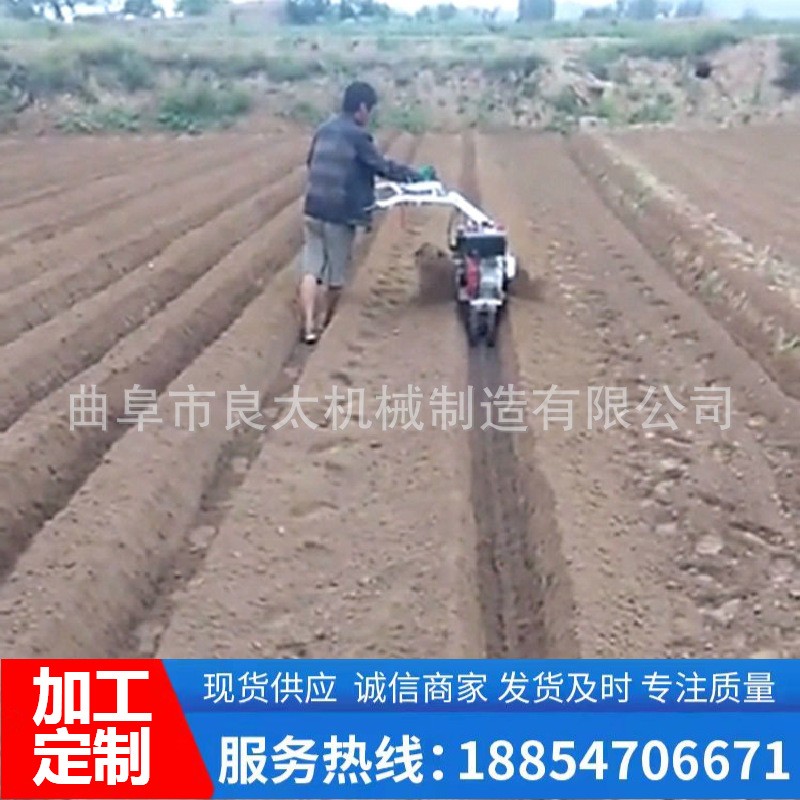 除草开沟培土机 小型手扶柴油开沟机田园管理机 一机多用厂家直销图3