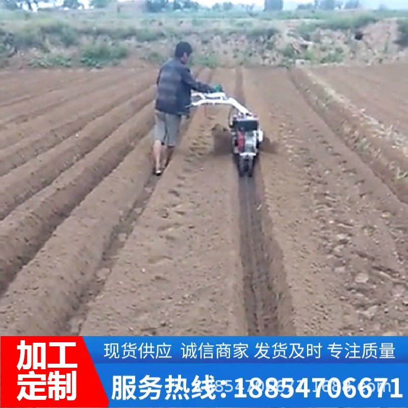 批发大马力柴油犁地机 四驱自走式微耕机 多功能新型农用工具图2