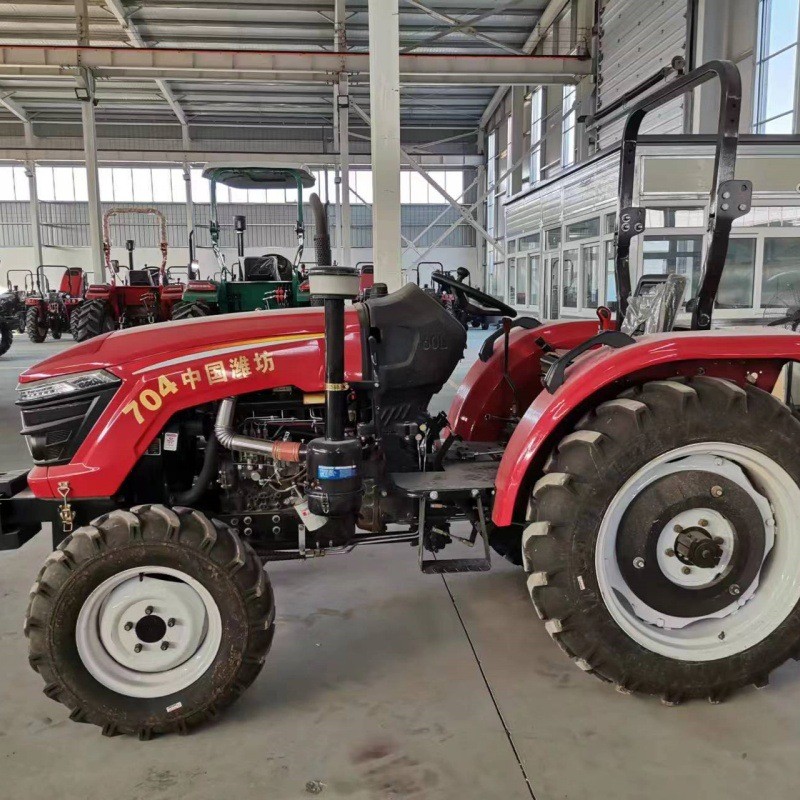 山东农用1204型小四轮拖拉机农田菜地园林用拖拉机旋地开沟播种图5