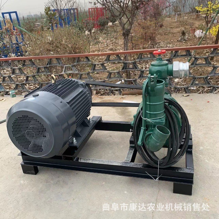 高压喷灌泵 柴油拖车款抽水泵 农田浇灌喷灌高扬程水泵 三片叶轮图4