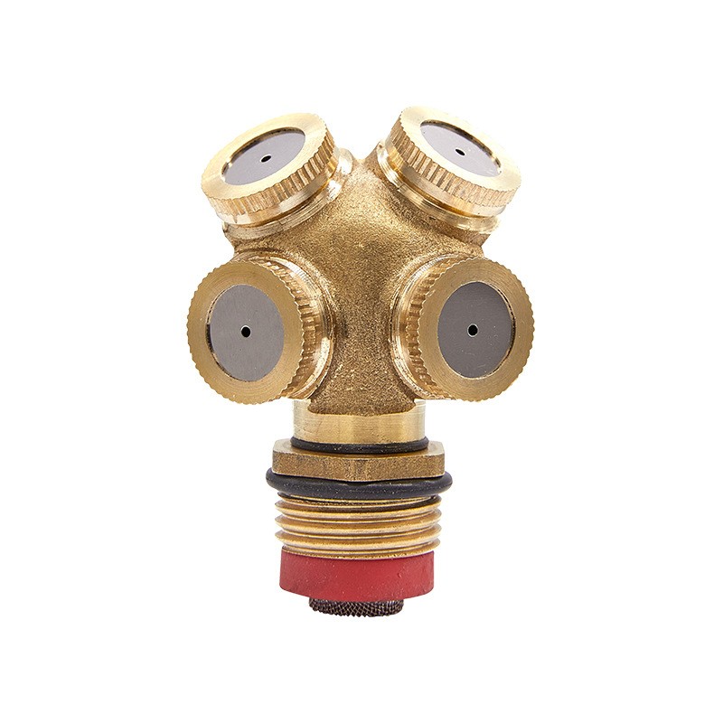 4分铜喷头园艺可调屋顶降温喷雾折射雾化草坪灌溉微喷头喷灌设备图4