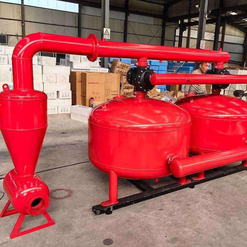 农业用砂石反冲洗过滤器 石英砂过滤器 滴灌农田用砂石过滤器图3