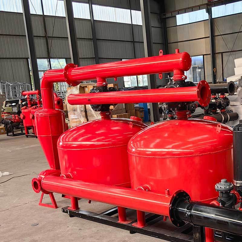 农业用砂石反冲洗过滤器 石英砂过滤器 滴灌农田用砂石过滤器图4