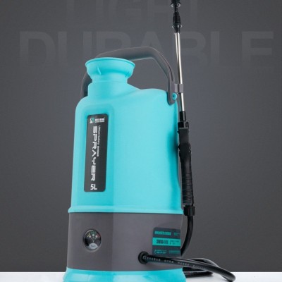 5L家用直射雾化可调出水消毒浇灌斜跨电动喷雾器