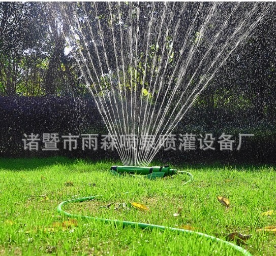园艺摇摆式自动旋转喷头园林草坪灌溉降温洒水器花园浇花桥梁养护图2