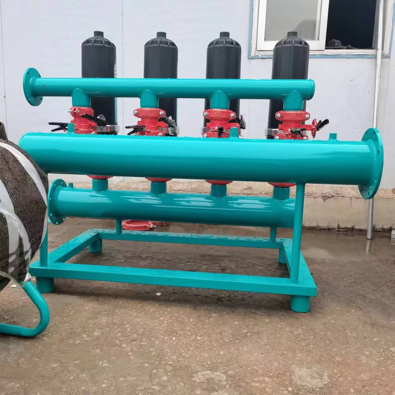 农用叠片过滤器 果园大棚滴灌盘式过滤设备自动反冲洗叠片过滤器图5