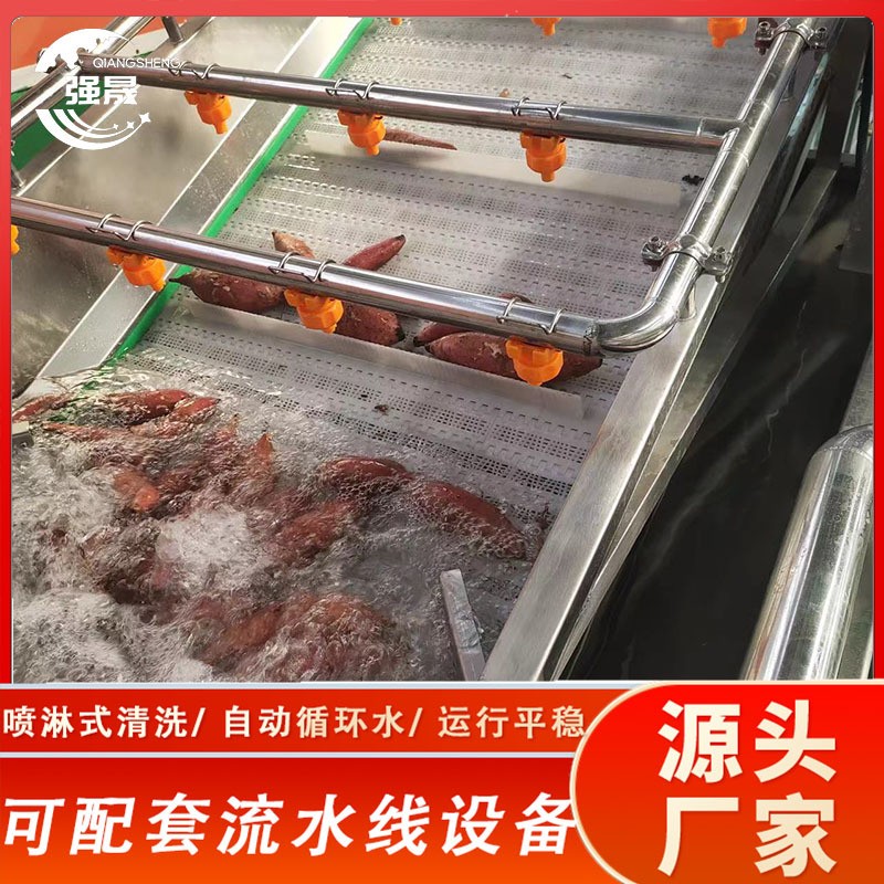 柠檬气泡清洗机 鼓泡式金桔芒果清洗去杂机 喷淋式百香果清洗机图3