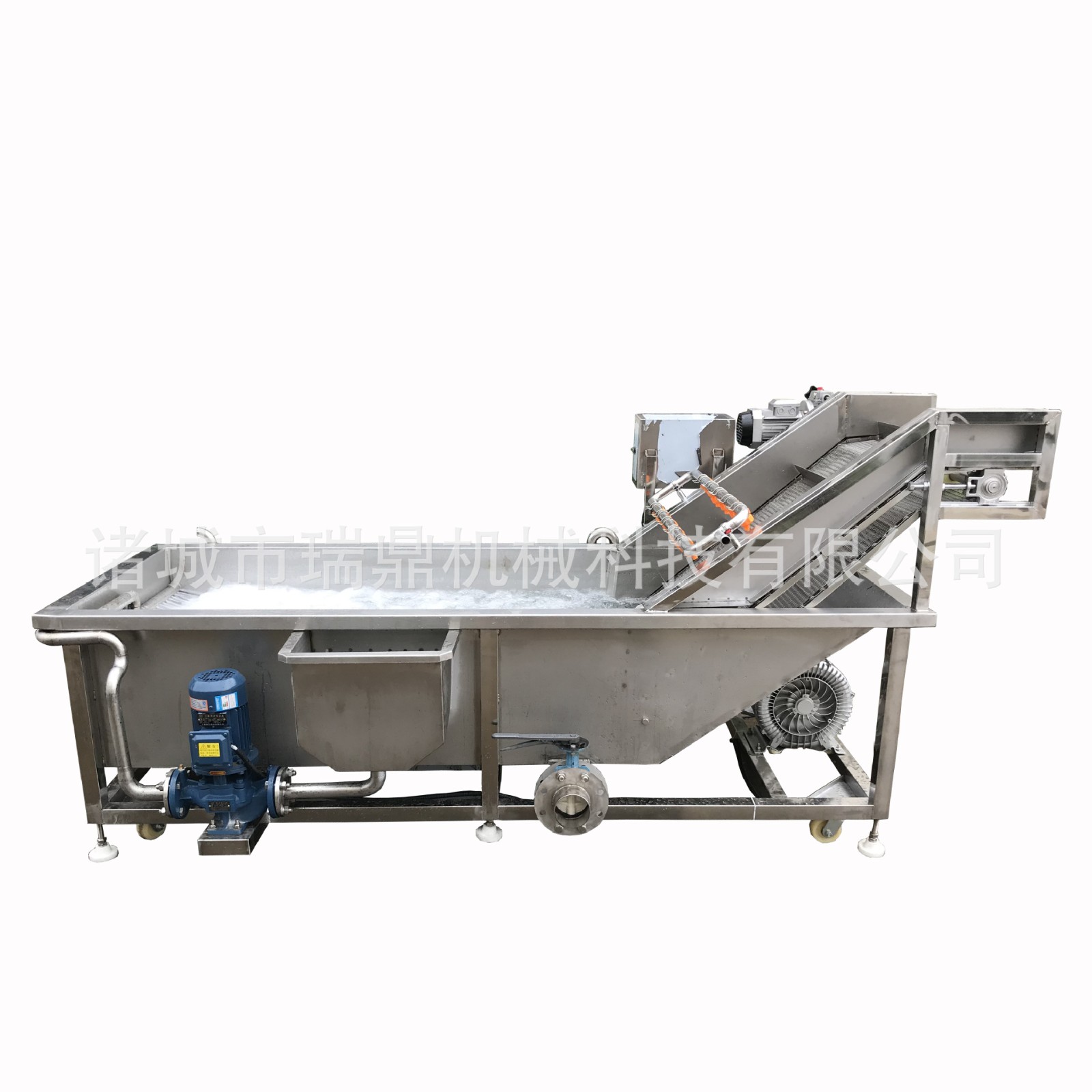 多功能洗菜机 高压喷淋气泡蔬菜清洗设备 全自动臭氧气泡清洗机图5