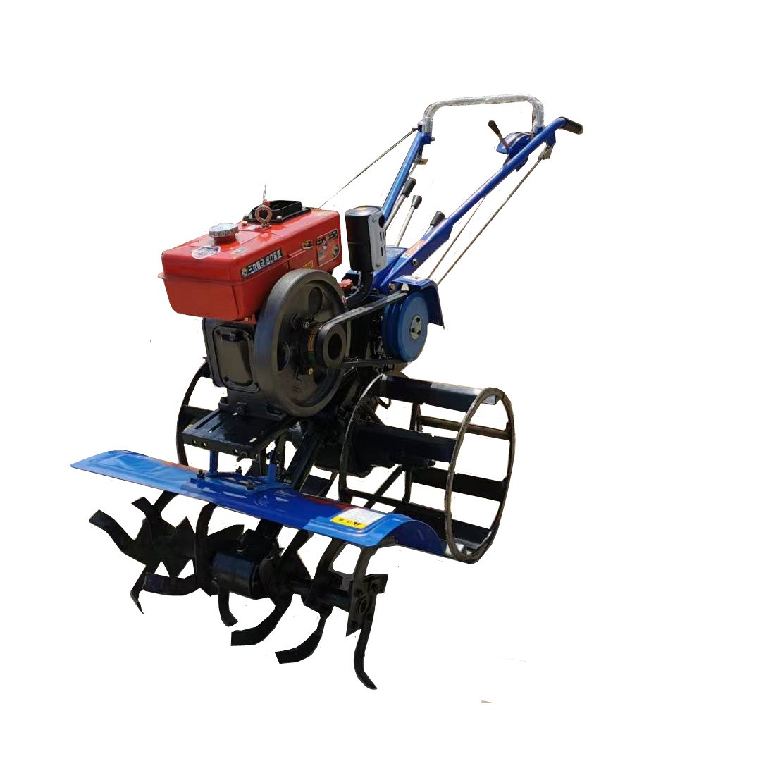 家用小型手扶8匹柴油水田微耕机铁轮农田打田机旱地旋耕拖拉机图5