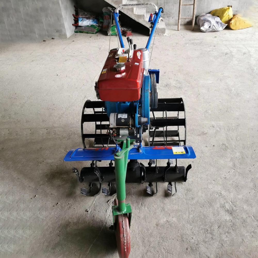 家用小型手扶8匹柴油水田微耕机铁轮农田打田机旱地旋耕拖拉机图2