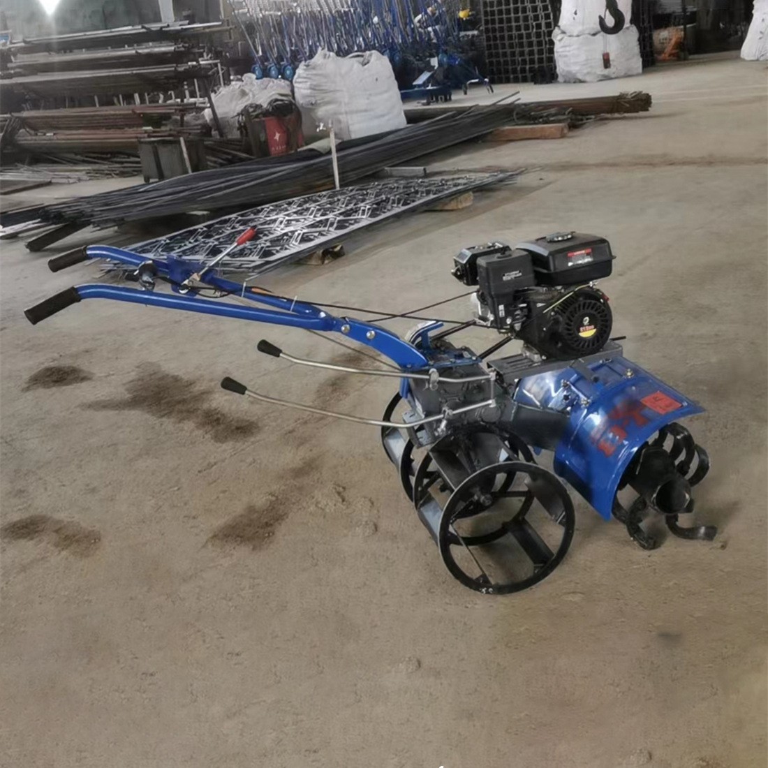 农用园林6匹微耕机旋耕机水田旱地打地打田机手扶拖拉机土壤耕整图2