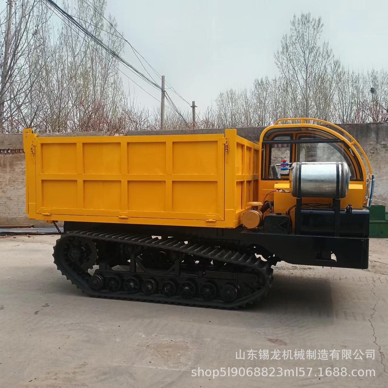 全地形履带运输车 柴油自卸履带车 山地果园爬山虎履带式运输车图2