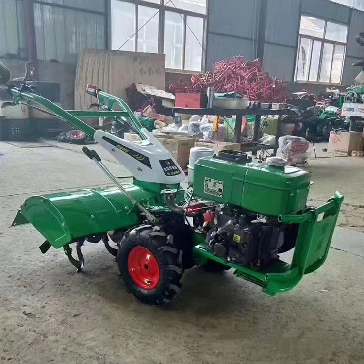 手扶式农用耕地打田机小型多功能四驱微耕机玉米地除草旋耕翻地机图4