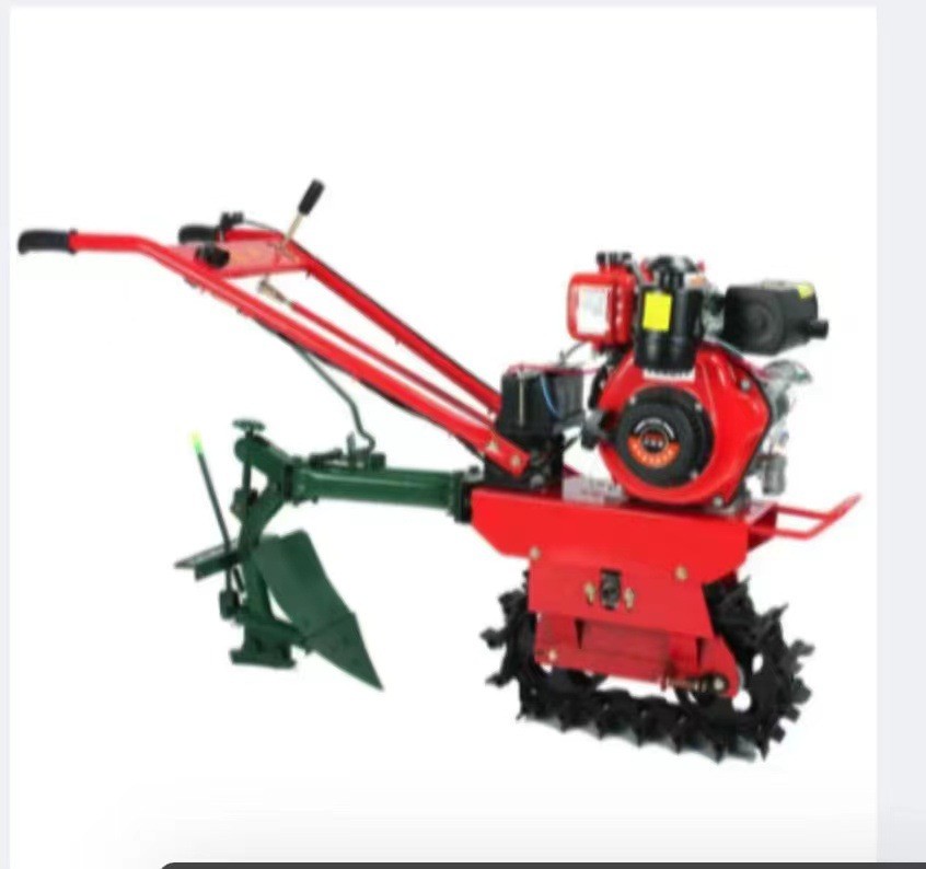 手扶式农用耕地机开沟机汽油柴油动力链轨式履带微耕机田园管理机图5