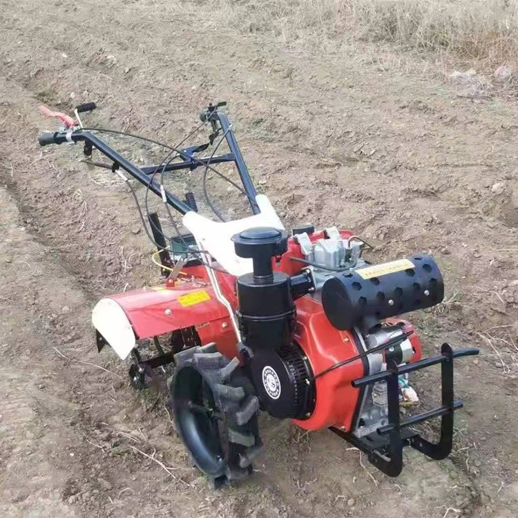 林业山地开荒大马力旋耕机多功能小型四驱微耕机手扶式农用开沟机图2