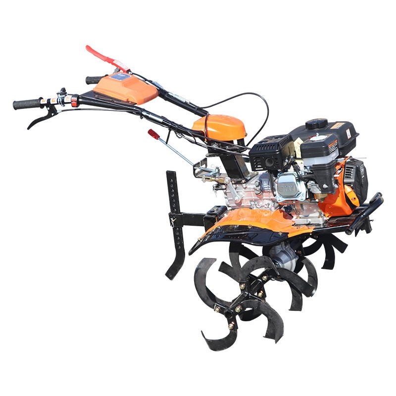 厂家出售直连微耕机小型农用170手扶汽油旋耕机 松土除草翻地机子图5