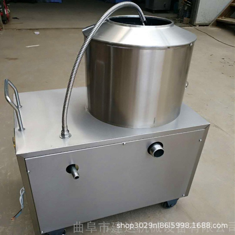 根茎类去皮清洗机 胡萝卜毛刷清洗机 小型土豆去皮机加工 1台图3