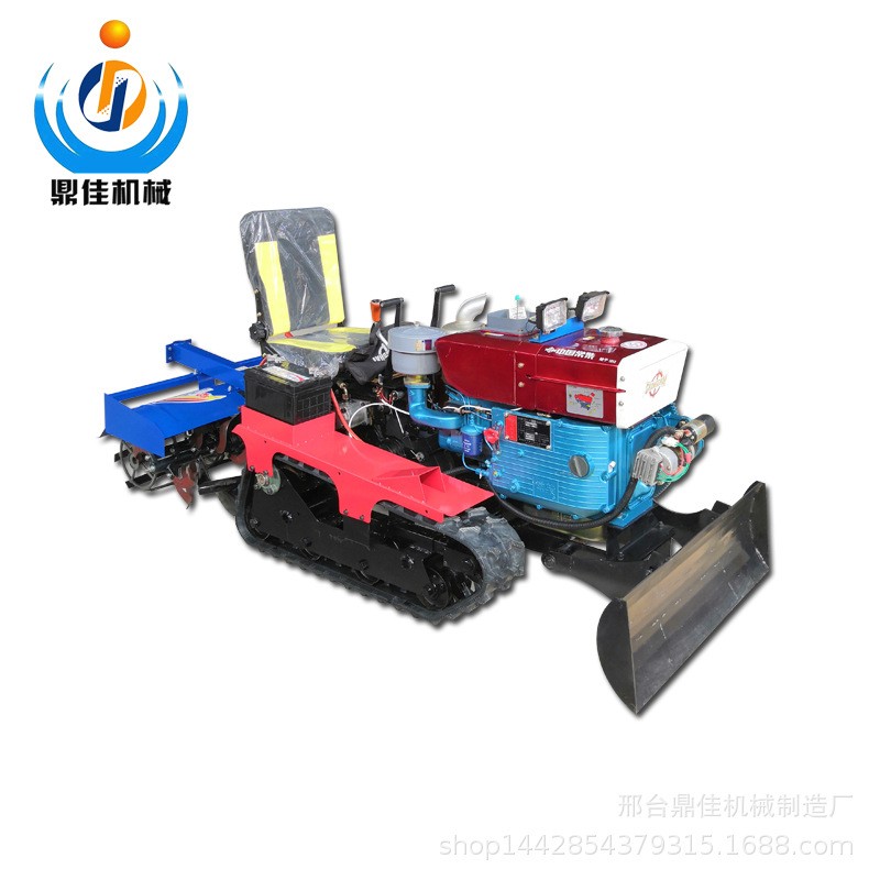 小型履带微耕机乘坐式履带微耕机一机多用多功能旋耕机 1台图5