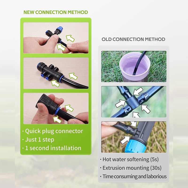 跨境新款滴灌套装自动灌溉系统园林工具水滴式浇花系统自动浇花器图4