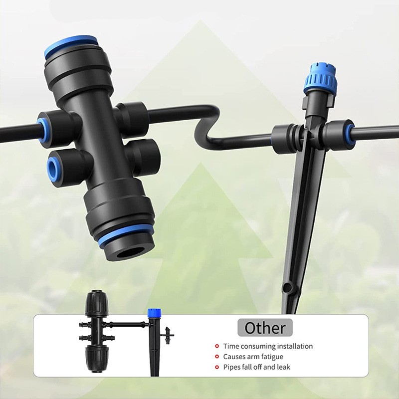 跨境新款滴灌套装自动灌溉系统园林工具水滴式浇花系统自动浇花器图2