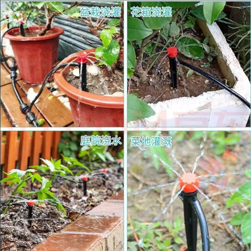 跨境热销园艺浇水灌溉系统滴灌套装园林灌溉雾化降温自动浇花器图2