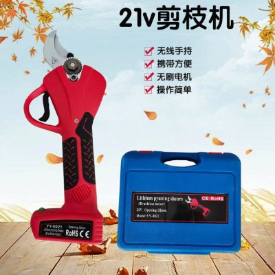 树木枝条修剪设备锂电池园艺手持式花枝剪 充电式加长杆剪枝机