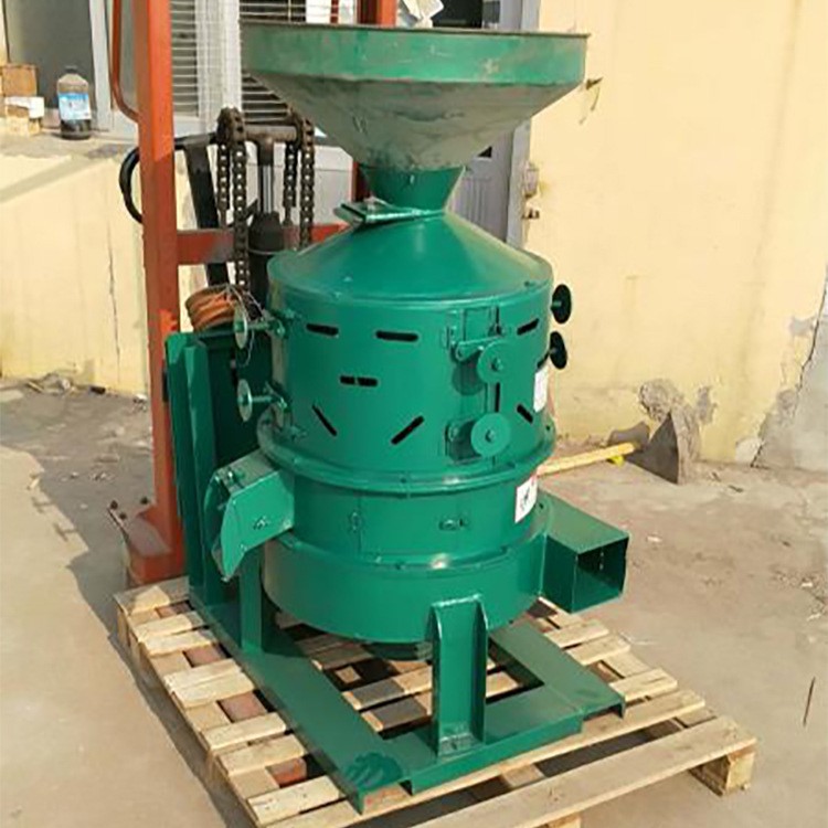 碾米机家用小型小麦脱皮机械玉米粉碎制糁设备组合两用磨面碾米机图3