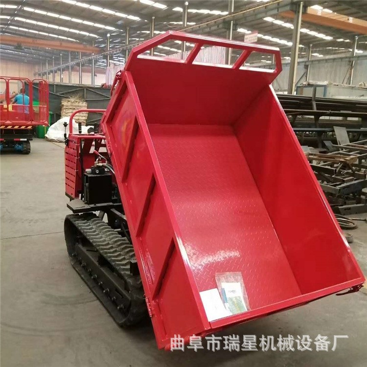 农用小型履带运输车 爬坡王 柴油全地形果园山地全自动自卸搬运车图2