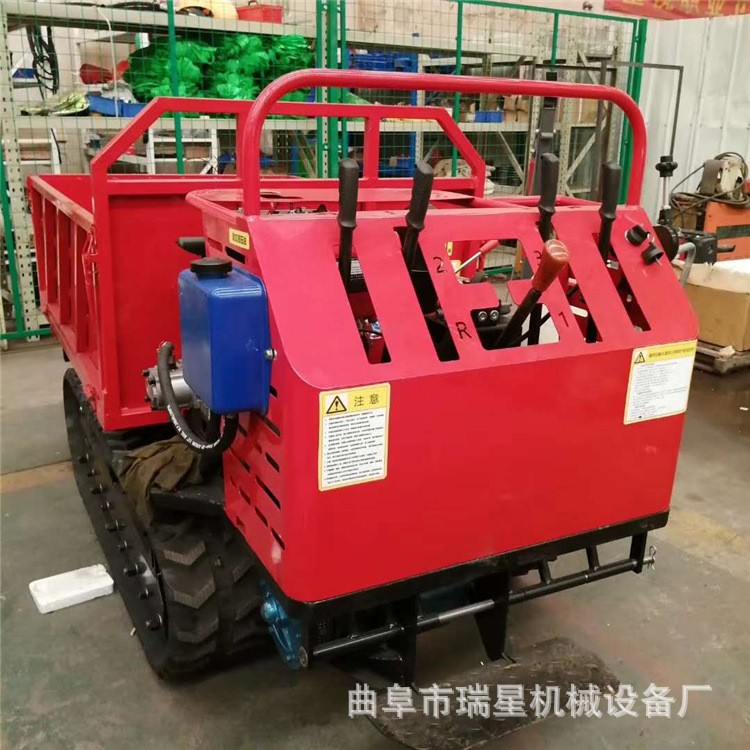 农用小型履带运输车 爬坡王 柴油全地形果园山地全自动自卸搬运车图3