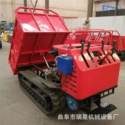 农用小型履带运输车 爬坡王 柴油全地形果园山地全自动自卸搬运车