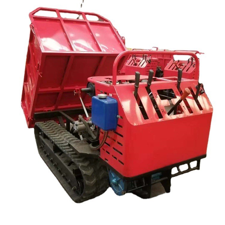 农用小型履带运输车 爬坡王 柴油全地形果园山地全自动自卸搬运车图5