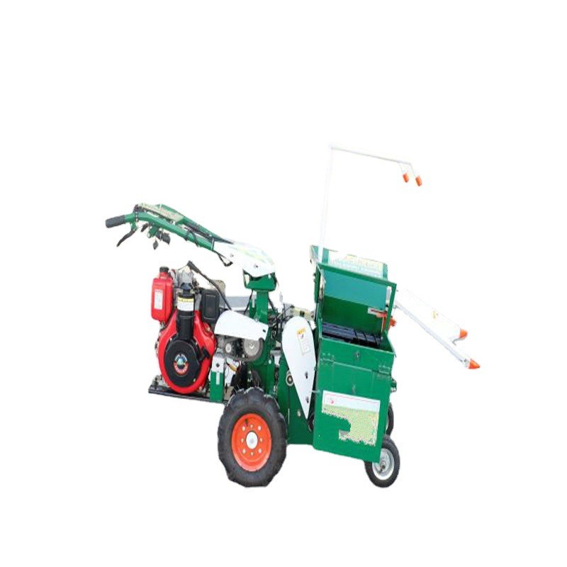 小型玉米秸秆收割收获机单行垄收玉米农用自动收获割台手扶拖拉机图5